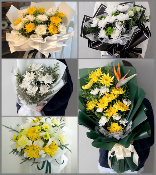 广东湛江市廉江市和寮镇佳场村白事花束代送